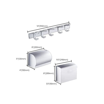 Skorter | Contemporary Bathroom Accessory Hardware Set made of Metal with Soap Dish