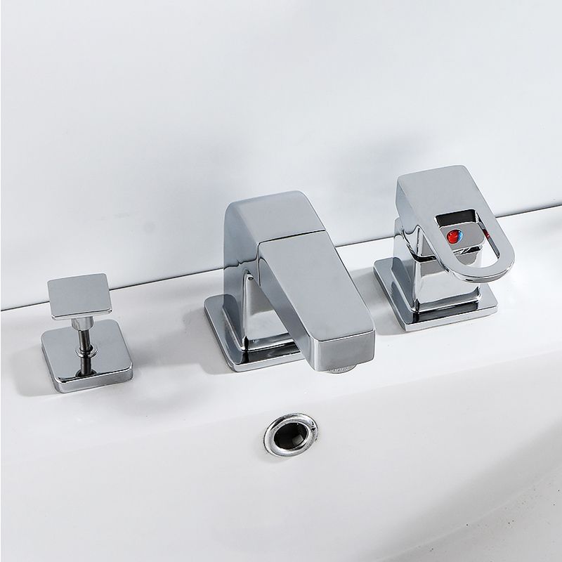Skorter | Bathroom Faucet Lever Handle Brass Hand Shower Sink Faucet