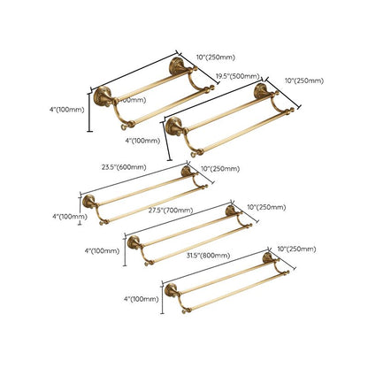 Skorter | Traditional brushed brass bathroom accessories as a single piece or in a set