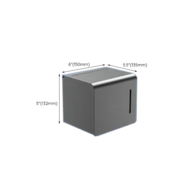 Skorter | Contemporary bathroom accessory set made of aluminum with towel holder/bath shelf