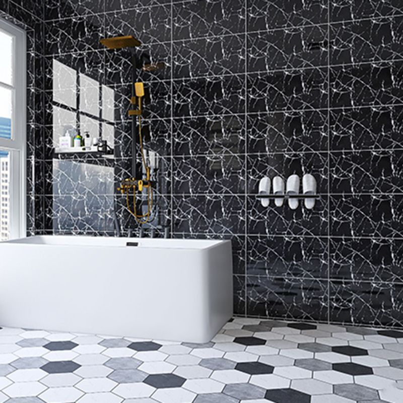 Skorter | Modern Bathroom Wall Tile Peel and Stick Waterproof Imitation Ceramic Tile