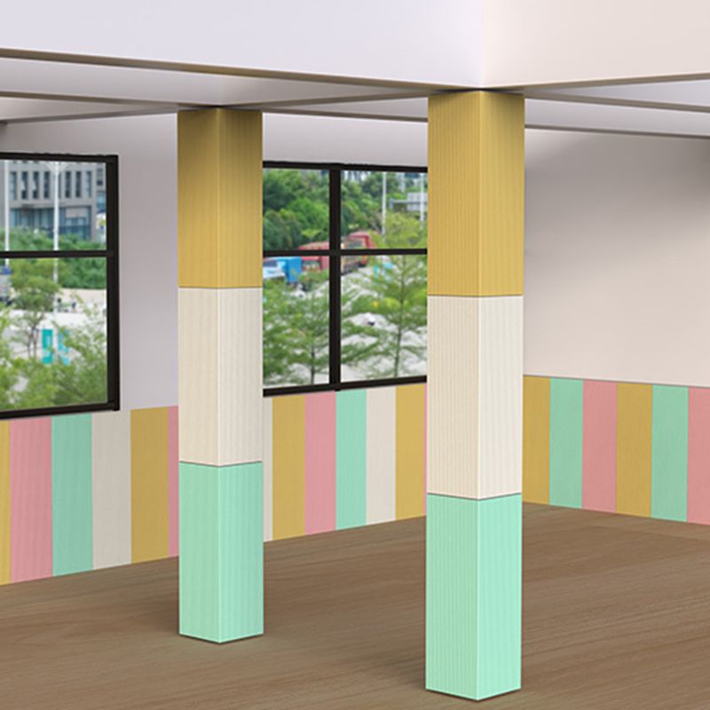 Skorter | Color Block Upholstery Wall Panel Self-adhesive Foam Interior Wall Tile