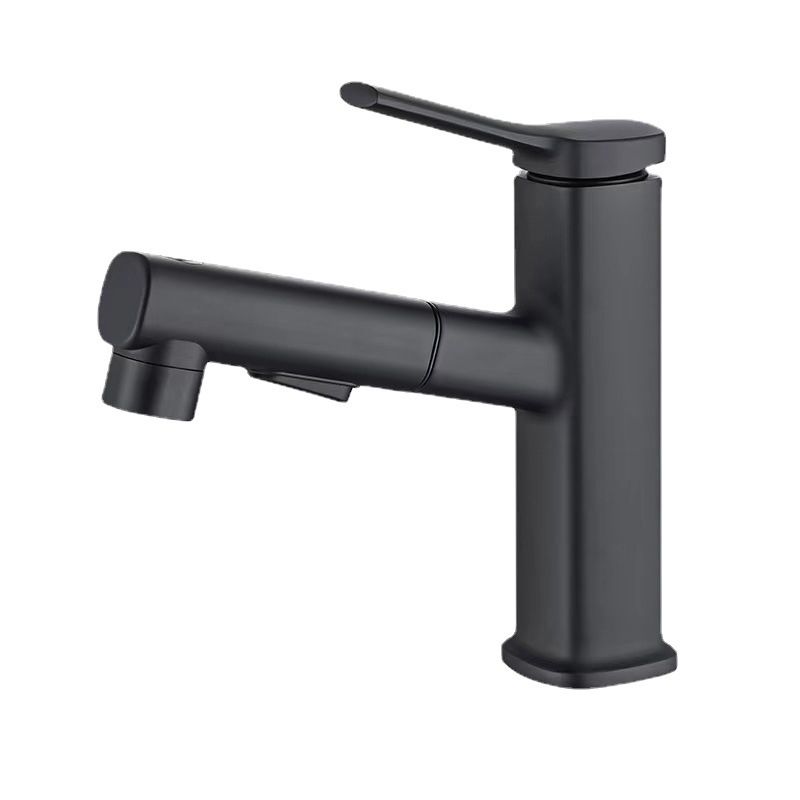 Skorter | Contemporary Vessel Faucet Pull-out Centerset Faucet with Swivel Spout