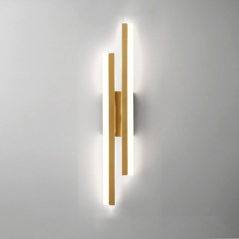 Skorter | Alana Modern LED Wall Light - Elegant Black/Gold Wall Lighting for Living Room and Bedroom
