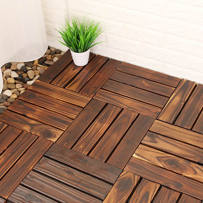 Skorter | Connection Patio Floor Tiles Made of Solid Wood Patio Floor Tiles