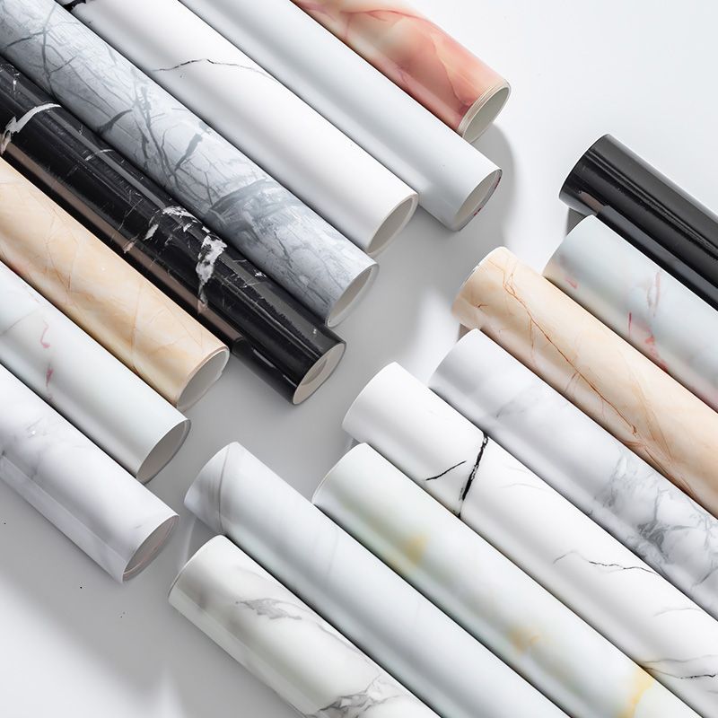 Skorter | 23" X 196" PVC Peel and Stick Wallpaper Kitchen and Bathroom Waterproof Wallpaper