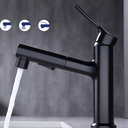 Skorter | Round Vessel Sink Bathroom Faucet Simple Style Faucet with Brass Material