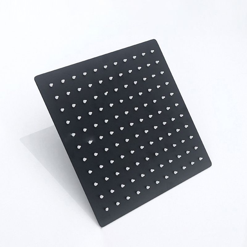 Skorter | Black Square Fest Shower Head Modern Style Wall Mounted Shower Head