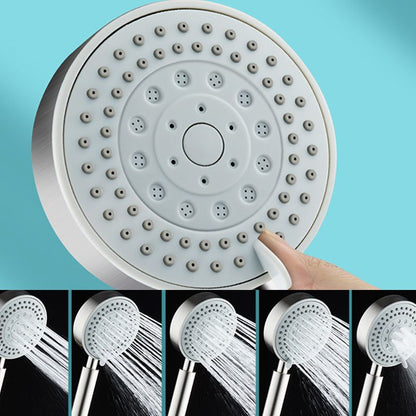 Skorter | Round self-cleaning hand shower adjustable spray pattern stainless steel hand shower