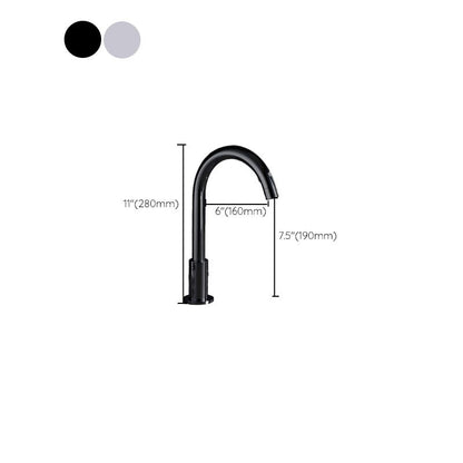 Skorter | Contemporary Bathroom Faucet Deck Mount Copper Low Arc Swivel Roman Bathtub Faucet Set