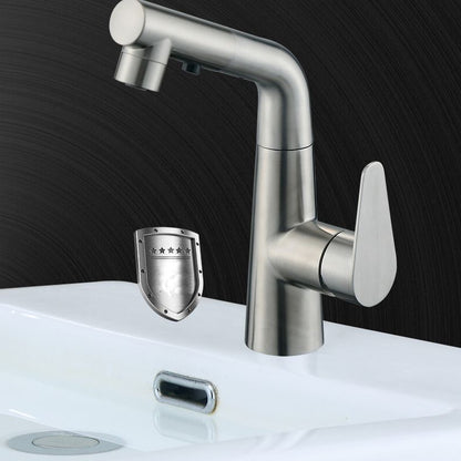 Skorter | Contemporary Vessel Faucet Pull-Out Faucet with Single Lever Handle