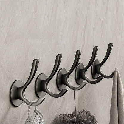 Skorter | 10-piece Bathroom Accessory Set Modern Matte Grey Bathrobe Hooks