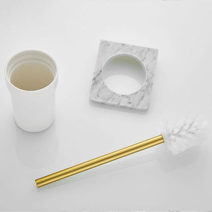 Skorter | 7-piece bathroom accessory set marble and metal bathroom hardware