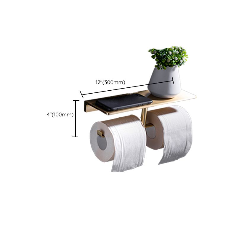 Skorter | Brushed Brass Bathroom Hardware Set Retro Golden Bathroom Accessory Set