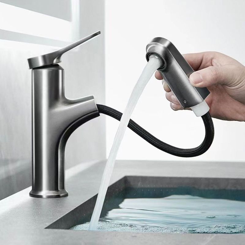 Skorter | Basic Sink Faucet Brass Faucet Silver Centerset Sink Faucet