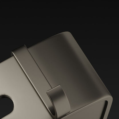 Skorter | Contemporary Aluminum Bathroom Accessory Set Gray Bath Shelf