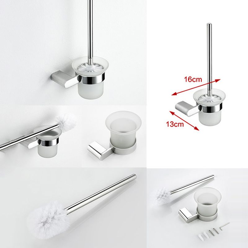 Skorter | Contemporary bathroom accessories single item or in set in silver