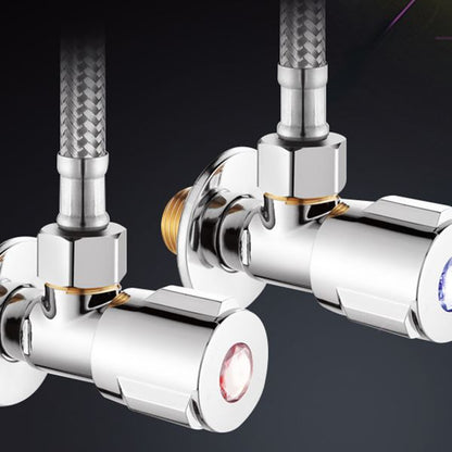 Skorter | 2-Handle Brass Bathroom Faucet Modern High Arc Central Valve