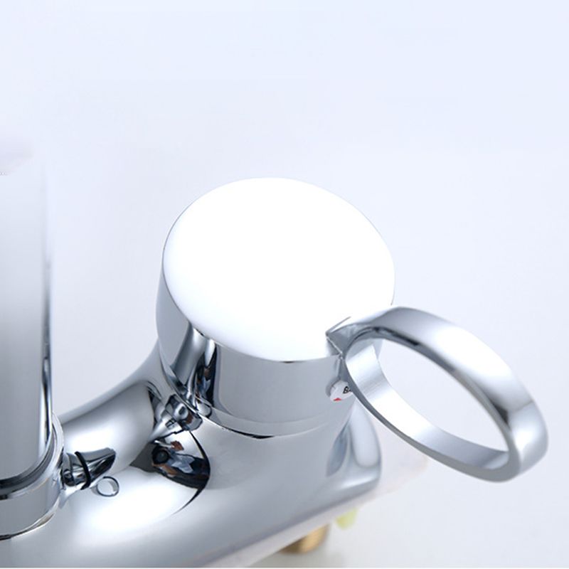 Skorter | 1or2-Handle Brushed Nickel Widespread Faucet 2 Hole Center Set Sink Faucet