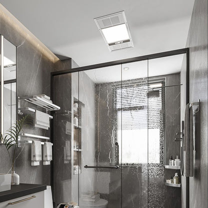 Skorter | 7-piece Bathroom Accessory Set Modern Aluminum Bathroom Set in Silver