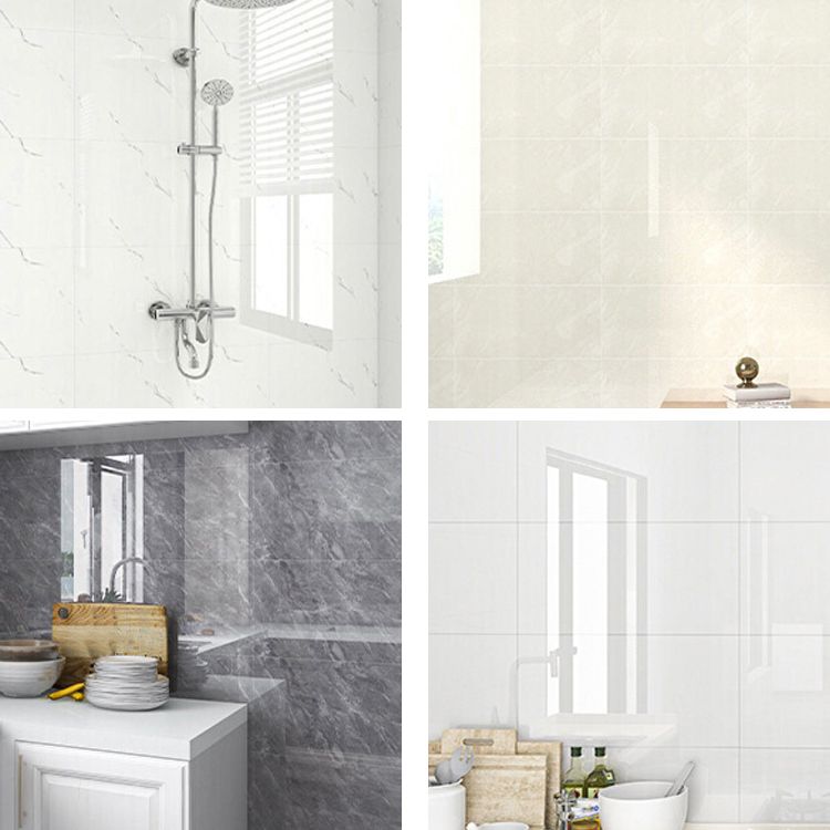 Skorter | 10 Pack 12" X 23" PVC rectangular Peel & Stick field tile kitchen and bathroom back paneling