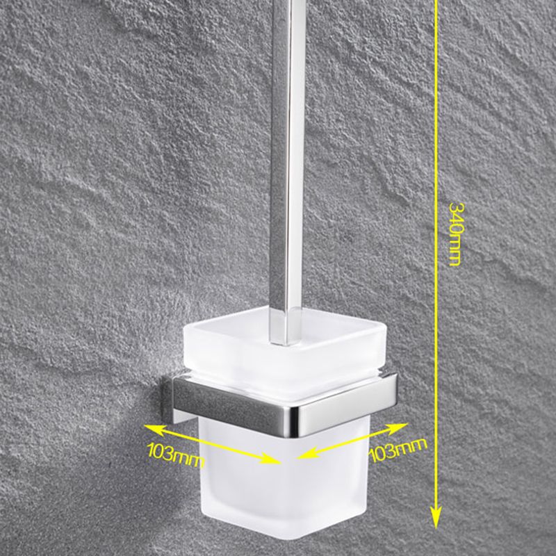 Skorter | 5-piece modern bathroom accessories as a single item or in a set Polished chrome bathroom set