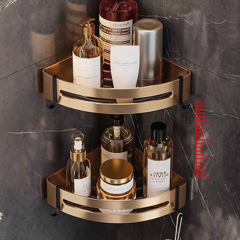 Skorter | Black and Brass Bathroom Hardware Set Modern Stainless Steel Bathroom Shelf/Towel Holder/Paper Holder