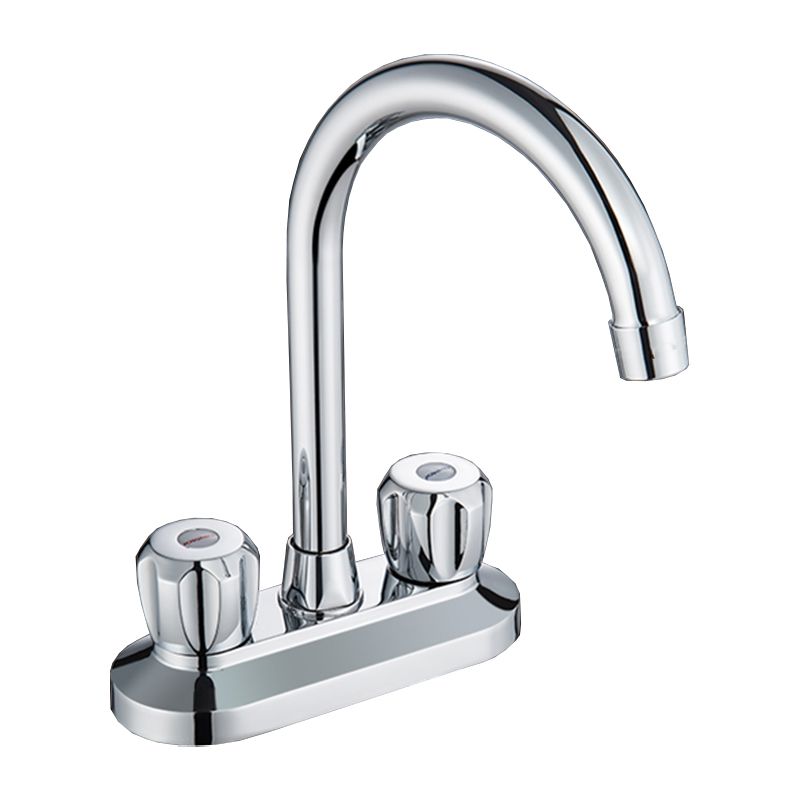 Skorter | 2-Handle Modern Vessel Sink Faucet Three-Way Bathroom Faucet