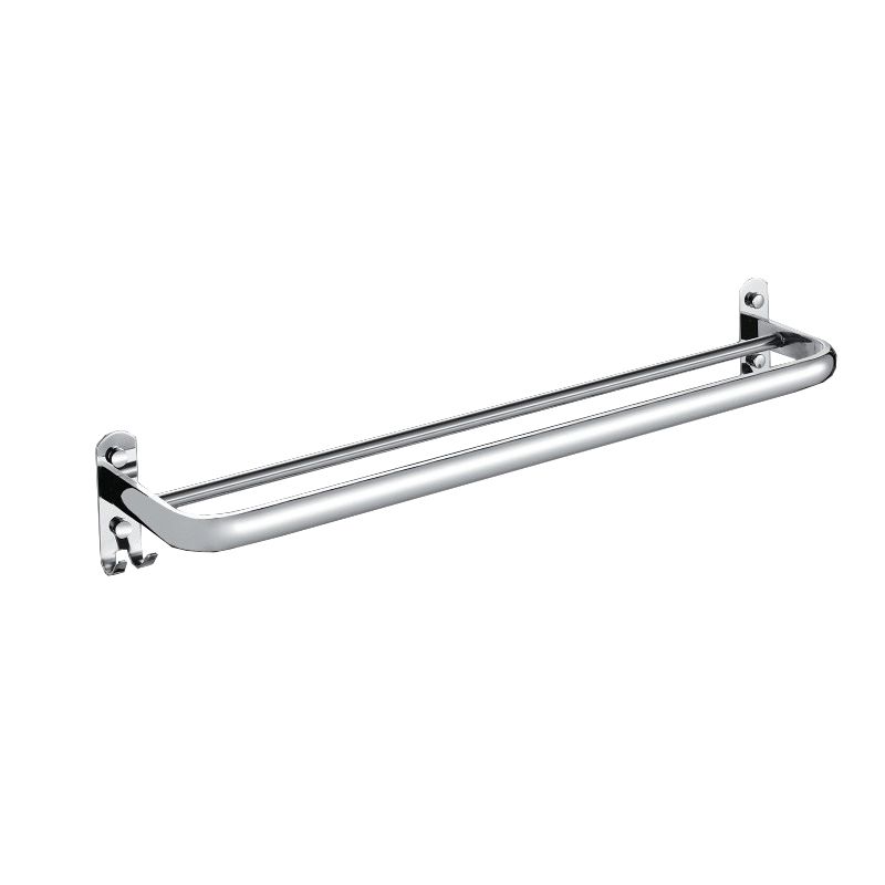 Skorter | Chrome Modern Bathroom Hardware Set Stainless Steel Towel Hook/Towel Bar & Bath Shelf