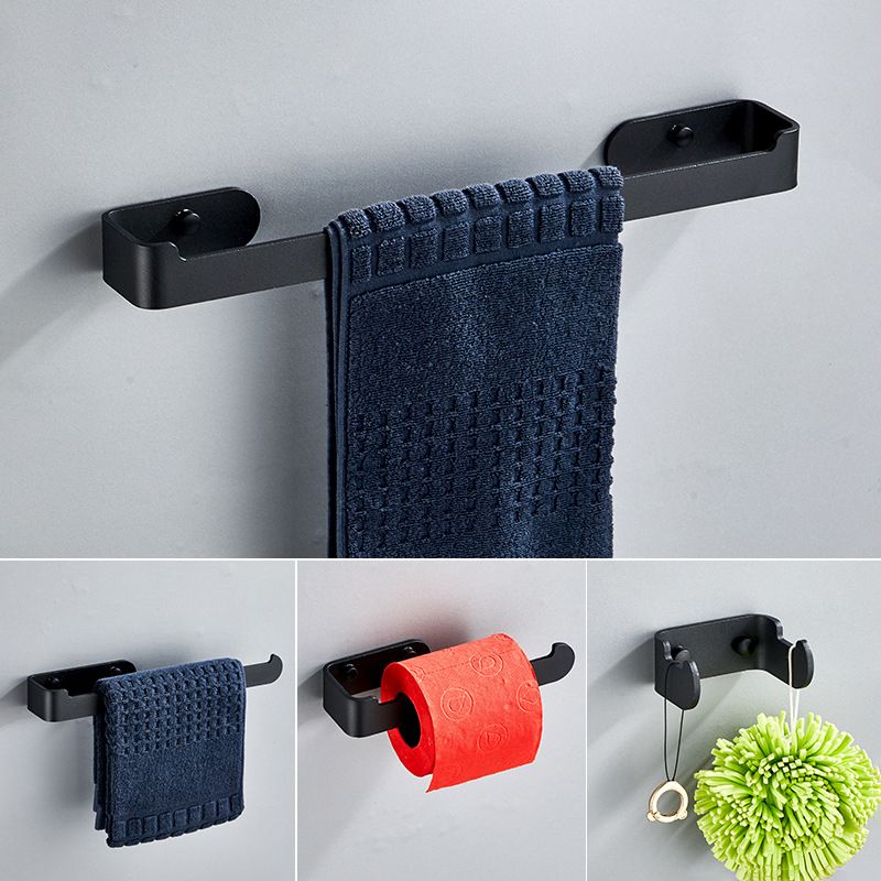 Skorter | Aluminum Alloy Bathroom Set 4-piece Modern Style Bathroom Hardware Set