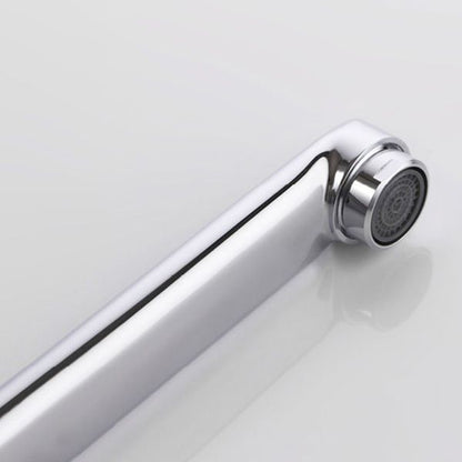 Skorter | Contemporary Wall Mounted Bathroom Faucet Knob Handle Low Arc Swivel Solid Brass Faucet