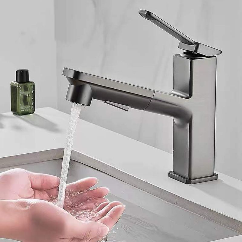 Skorter | Contemporary Basin Mixer Lever Handles Low Arc Copper Basin Mixer