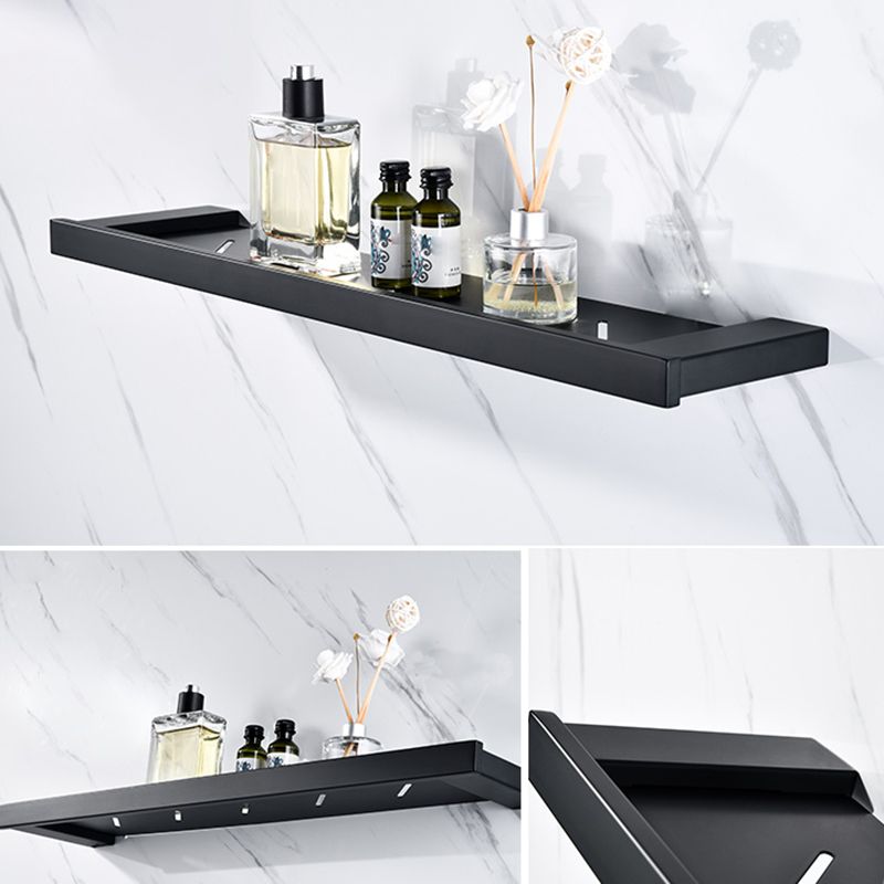 Skorter | 5-piece Modernism Bath Accessory Set in Matte Black Stainless Steel