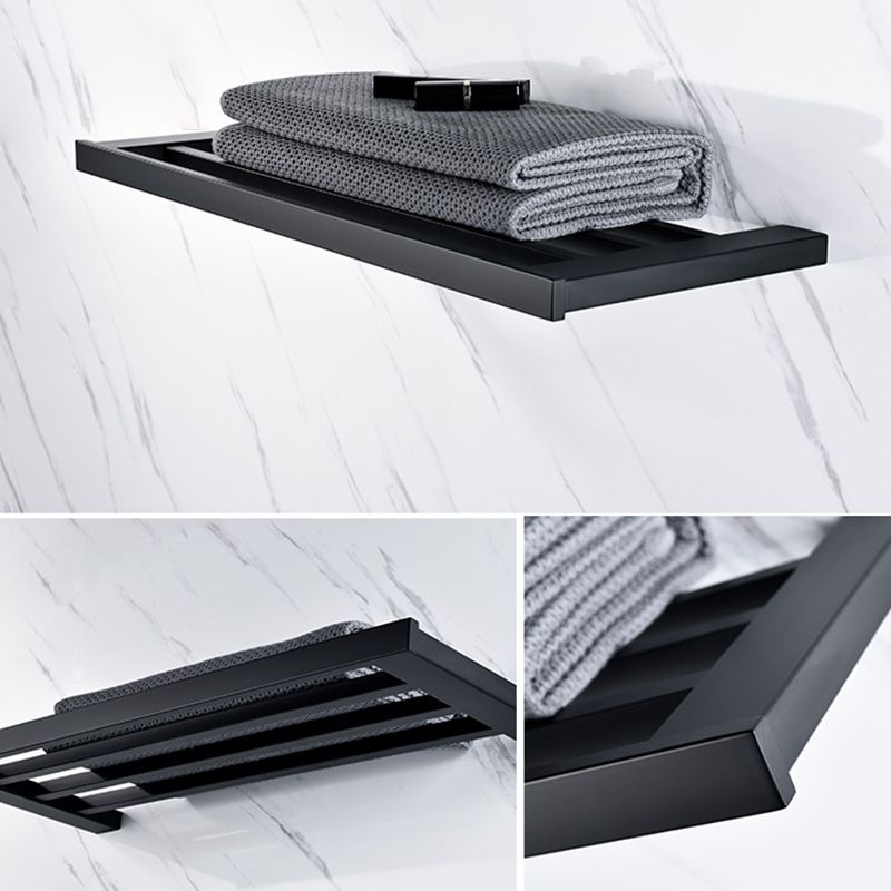 Skorter | 5-piece Modernism Bath Accessory Set in Matte Black Stainless Steel