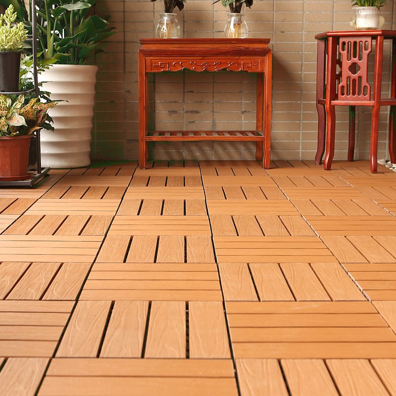 Skorter | Composite deck tile Solid Color Waterproof Patio Floor Tile