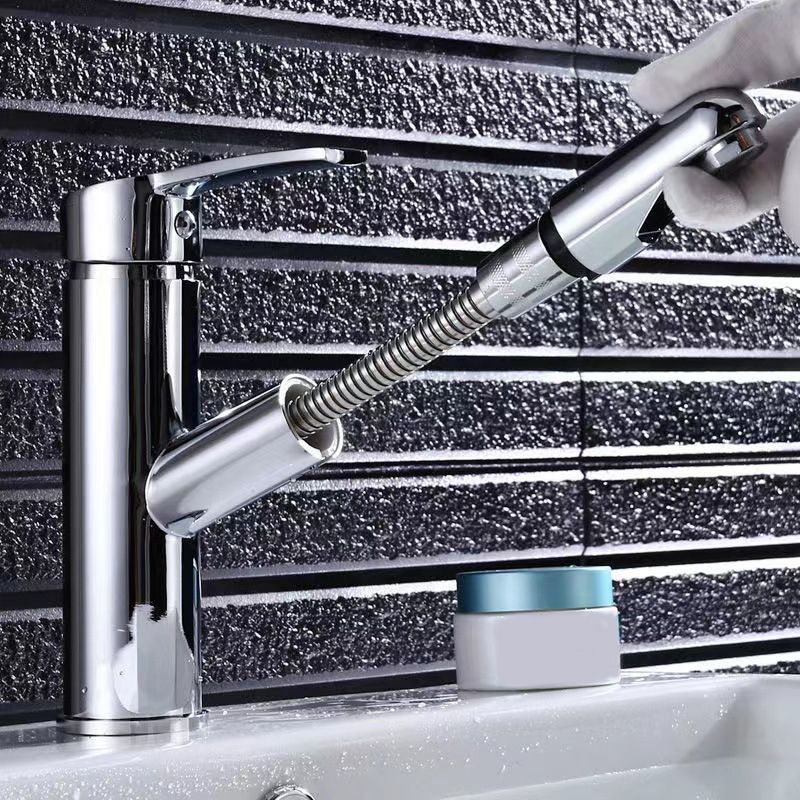Skorter | Contemporary Vessel Faucet Pull-Down Faucet with Single Handle