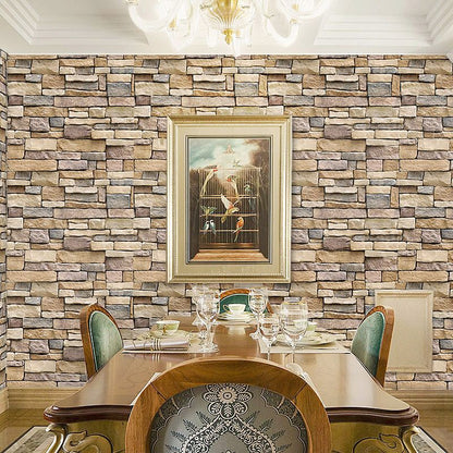 Skorter | Country House Waterproof Wall Panels Wood Grain Bedroom and Living Room Wall Panels