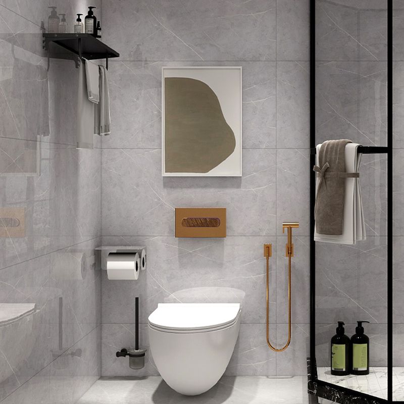 Skorter | Bathroom single tile marble pattern peel-and-stick tiles backing plate