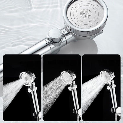 Skorter | Super high pressure shower head 3 spray adjustable water flow round shower head