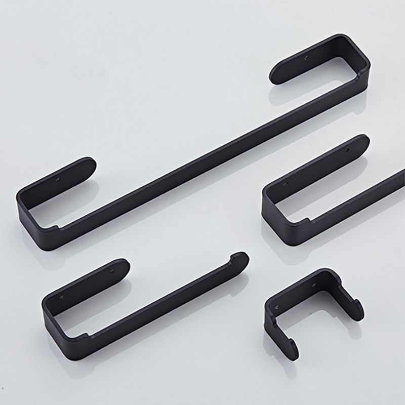 Skorter | Aluminum Alloy Bathroom Set 4-piece Modern Style Bathroom Hardware Set