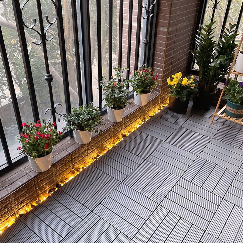 Skorter | Corrosion-resistant Wood Floor Modern Style Square Outdoor Wood Floor