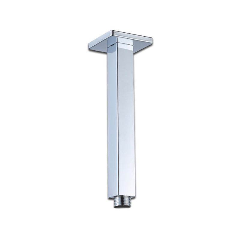 Skorter | Black Square Fixed Shower Head Modern Style Wall Mounted Shower Head