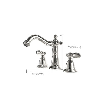 Skorter | Traditional Roman Bathtub Faucet Set Copper Fixed Deck Mount with Handles