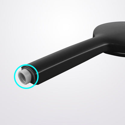 Skorter | Contemporary Black Round Showerhead Combo Rain Shower Hand Shower