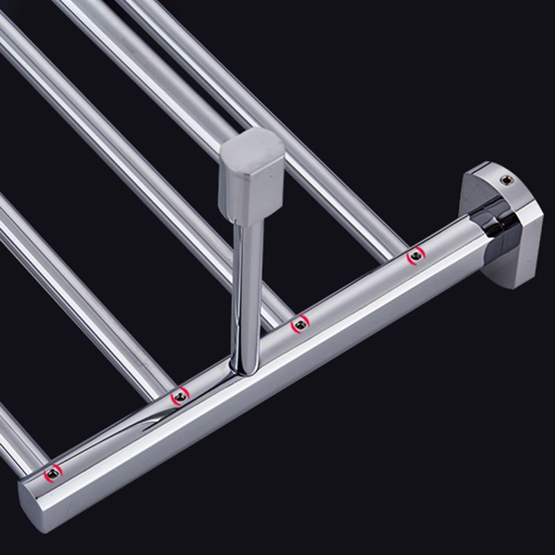 Skorter | Contemporary Bathroom Accessories Hardware Set made of silver metal