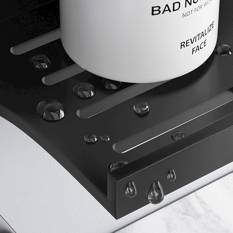 Skorter | 2-piece modern bathroom hardware set bathroom shelf made of aluminum