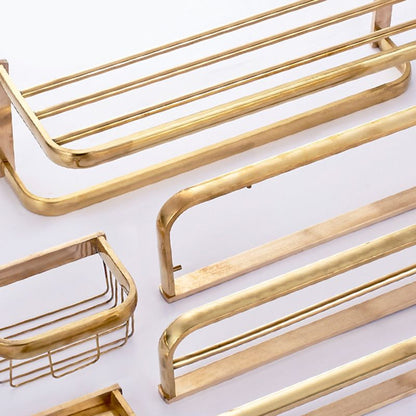 Skorter | Chrome/Gold Bathroom Accessories Set Modern Metal Bathroom Hardware Set