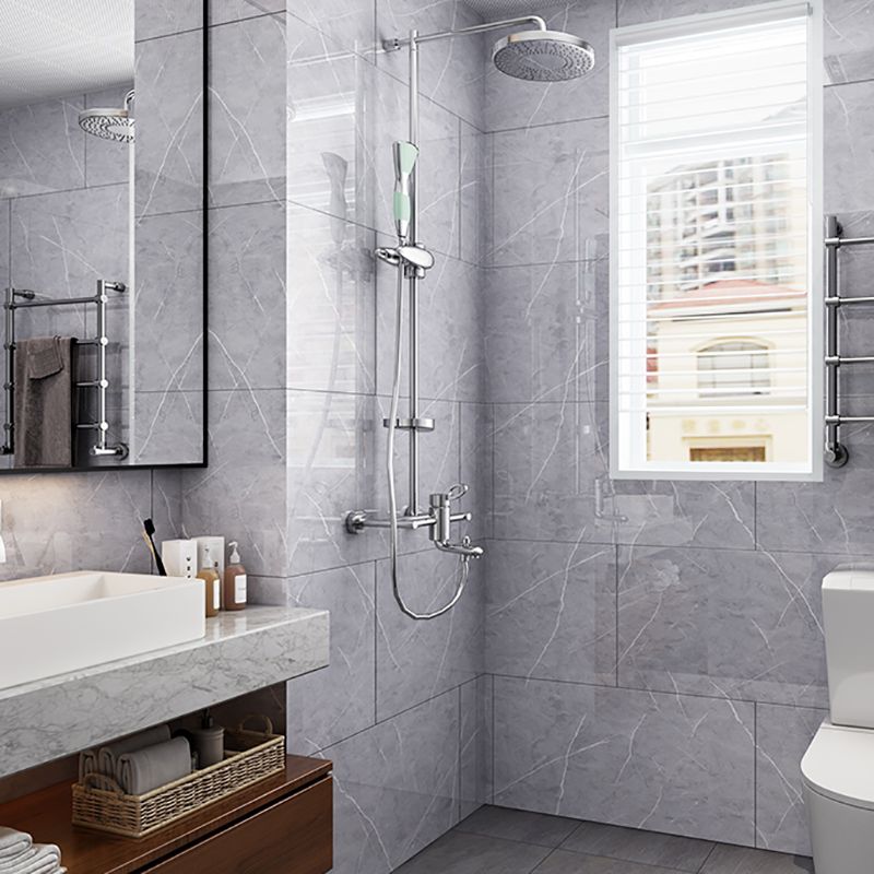 Skorter | 10-Pack 12" x 23" PVC rectangular Peel & Stick subway tile kitchen and bathroom