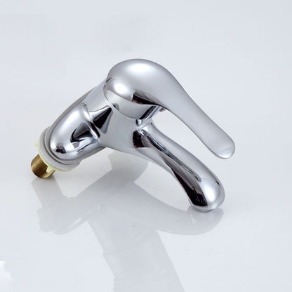 Skorter | 1or2-Handle Brushed Nickel Widespread Faucet 2 Hole Center Set Sink Faucet