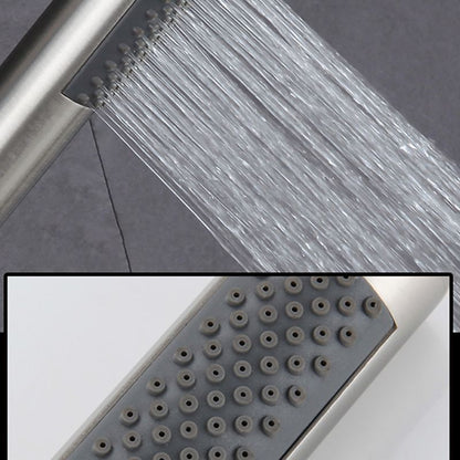 Skorter | Cylindrical Hand Shower with Self-Cleaning Stainless Steel Wall Shower Head